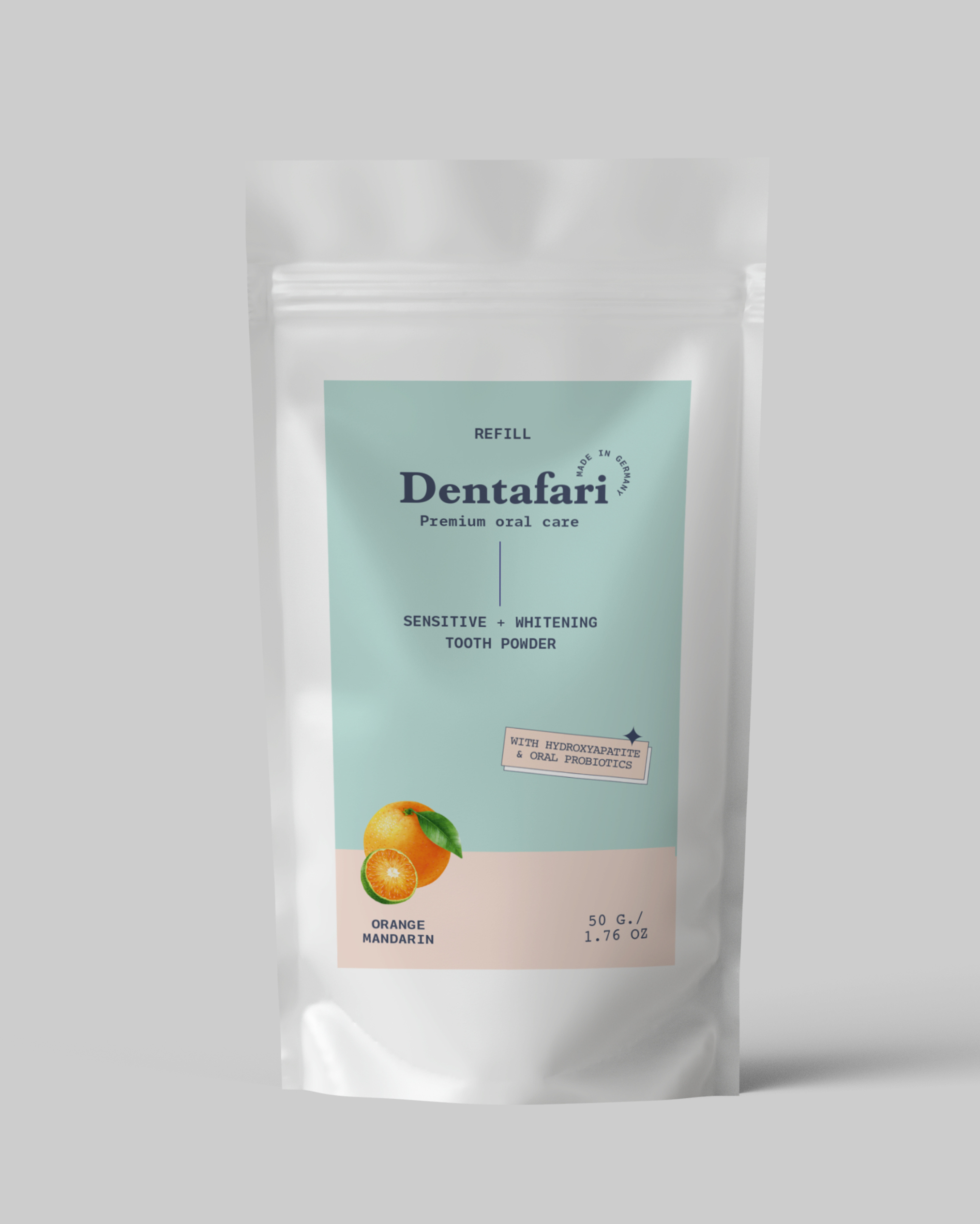 DENTAL POWDER 30包入り×2袋 Dentafari | Probiotic tooth powder for sensitive teeth - Mandarin