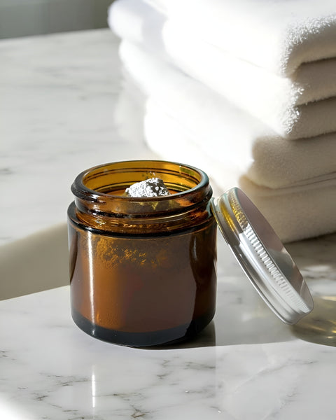 Zahnpulver Hydroxylapatit Glastiegel