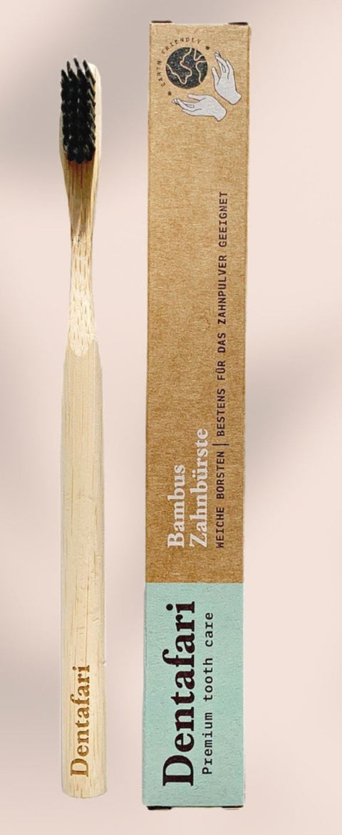 Erwachsenen Bambus Zahnbürste, 1 Stück, weich